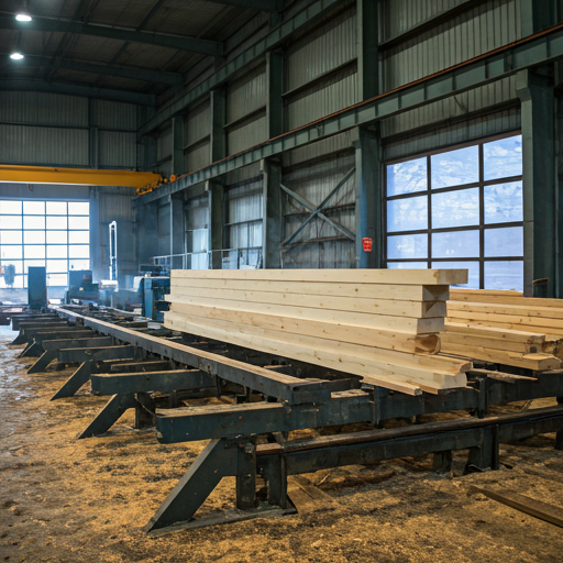 Dostawa drewna konstrukcyjnego