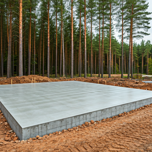 Budowa willi nad jeziorem